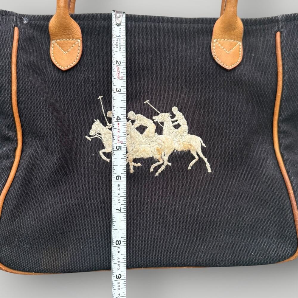 Ralph Lauren Canvas and Leather Tote - Picture 10 of 10
